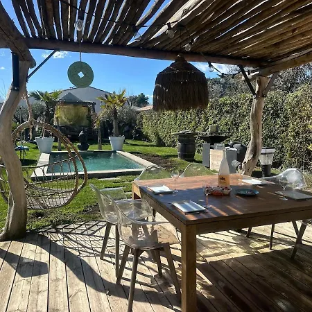 Ideal Pour Vos Avec Piscine Et Jacuzzi A 15 Min De La בית נופש